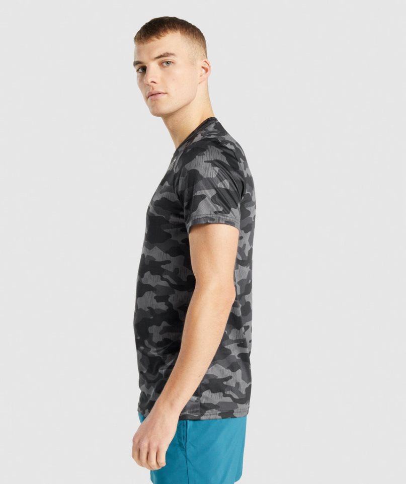 Koszulki Gymshark Arrival Męskie Camo | PL 456GKI